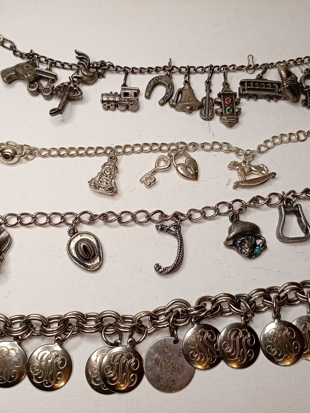Vintage Charm Bracelets Bundle